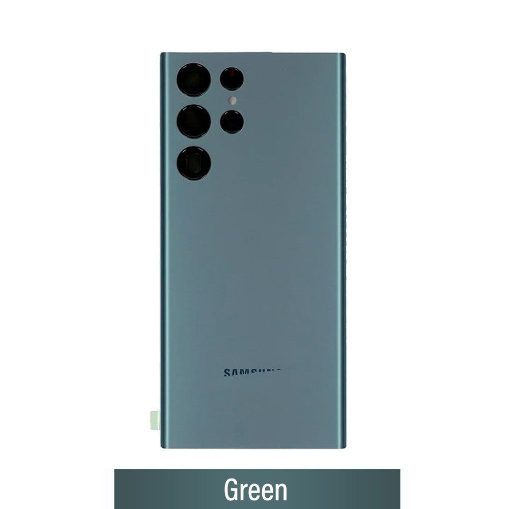 Rear Cover Glass For Samsung Galaxy S22 Ultra S908B GH82-27457D (Gold)-Green Rear Cover Glass For Samsung Galaxy S22 Ultra S908B GH82-27457D (Gold)-Green